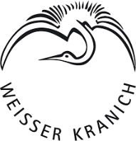 Weisser Kranich Logo